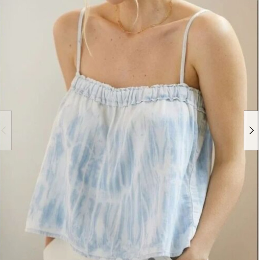 Cloth & Stone - Chambray Light Wash Tank - NWT